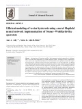 Efficient modeling of vector hysteresis using a novel Hopfield neural network implementation of Stoner–Wohlfarth-like operators