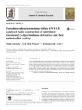 Pentafluorophenylammonium triflate (PFPAT) catalyzed facile construction of substituted chromeno[2,3-d]pyrimidinone derivatives and their antimicrobial activity