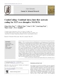 ComboCoding: Combined intra-/inter-flow network coding for TCP over disruptive MANETs