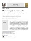 Effect of adrenomedullin gene delivery on insulin resistance in type 2 diabetic rats