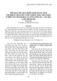 Mối quan hệ giữa khởi nghĩa Hùng Lĩnh với phong trào yêu nước chống thực dân Pháp ở miền Tây Thanh Hóa và vùng sông Đà - Tây Bắc cuối thế kỷ XIX