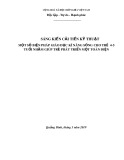 SKKN: Một số biện pháp rèn kỹ năng sống cho trẻ 4-5 tuổi nhằm giúp trẻ phát triển toàn diện