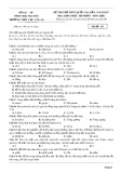 Đề thi thử lần 1 THPT Quốc gia năm 2017 môn Hóa học có đáp án - Trường THPT Chu Văn An (Thái Nguyên)
