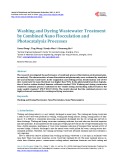 Washing and Dyeing Wastewater Treatment by Combined Nano Flocculation and Photocatalysis Processes