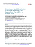 Estimates and Spatial Distribution of Emissions from Sugar Cane Bagasse Fired Thermal Power Plants in Brazil