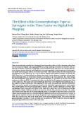 The Effect of the Geomorphologic Type as Surrogate to the Time Factor on Digital Soil Mapping