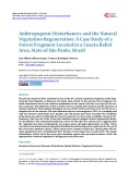 Anthropogenic Disturbances and the Natural Vegetation Regeneration: A Case Study of a Forest Fragment Located in a Cuesta Relief Area, State of São Paulo, Brazil