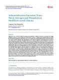 Industrialization Emission ( Trace Metal, Nitrogen and Phosphorus) Modified Coastal Climate