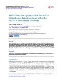 Multi-Objective Optimization for Active Disturbance Rejection Control for the ALSTOM Benchmark Problem