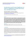 Geochemistry and Tectonic Significance of Chlorite Amphibolite in Nanfen BIF, Benxi Area, Northeastern China