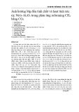 Ảnh hưởng Mg đến tính chất và hoạt tính xúc tác Ni/-Al2O3 trong phản ứng reforming CH4 bằng CO2