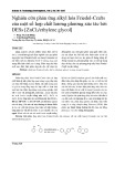 Nghiên cứu phản ứng alkyl hóa Friedel-Crafts của một số hợp chất hương phương xúc tác bởi DESs [ZnCl2/ethylene glycol]