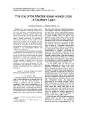 The rise of the Mediterranean woody crops in Southern Spain