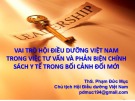 Bài giảng Vai trò hội điều dưỡng Việt Nam trong việc tư vấn và phản biện chính sách y tế trong bối cảnh đổi mới