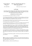 Quyết định số 161/2019/QĐ-UBND tỉnh Cà Mau