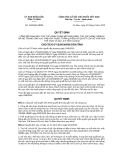 Quyết định số 1442/2019/QĐ-UBND tỉnh Cà Mau