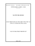 Luận văn Thạc sĩ: Hoàn thiện đánh giá thực hiện công việc tại Công ty cổ phần bê tông Alpha
