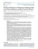 Paradoxical response to mechanical unloading in bone loss, microarchitecture, and bone turnover markers