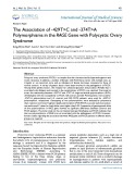 The association of -429T>C and -374T>a polymorphisms in the RAGE gene with polycystic ovary syndrome