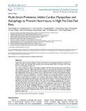 Multi-strain probiotics inhibit cardiac myopathies and autophagy to prevent heart injury in high-fat diet-fed rats