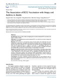 The association of BCG vaccination with atopy and asthma in adults