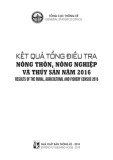 Kết quả Tổng điều tra nông thôn, nông nghiệp và thủy sản năm 2016