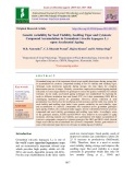 Genetic variability for seed viability, seedling vigor and cytotoxic compound accumulation in groundnut (Arachis hypogaea L.) upon accelerated ageing