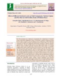 Effect of different nutrient levels on yield components, nutrient uptake and post harvest soil fertility status of Dolichos bean