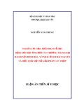 Luận án tiến sĩ Y học: Nghiên cứu đặc điểm dịch tễ học bệnh sỏi mật ở người Tày trưởng thành tại hai huyện Định Hóa, Võ Nhai tỉnh Thái Nguyên và hiệu quả một số giải pháp can thiệp