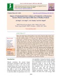 Impact of technological interventions on productivity of mustard in Kymore plateau and Satpura hills zone of Madhya Pradesh