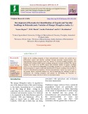 Development of barcodes for identification of Zygotic and Nucellar seedlings in polyembryonic varieties of mango (Mangifera indica L.)