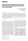 Lượng giá giá trị sử dụng gián tiếp và phi sử dụng của hệ sinh thái biển tại xã đảo Việt Hải (Cát Hải, Hải Phòng)