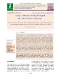 Cooling load estimation of college reading hall