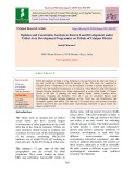 Opinion and constraints analysis in barren land development under tribal area development programme on tribals of Udaipur district