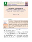 Studies on genetic variability, heritability and genetic advance in F2 segregating population of Cross Arka Archana × AAC-1 in China Aster [Callistephus chinensis (L.) Nees]