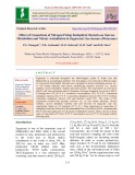 Effect of consortium of nitrogen fixing endophytic bacteria on sucrose metabolism and nitrate assimilation in sugarcane (Saccharum officinarum)