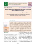 Impact of organic manures and biofertilizers on available NPK in soil and nutrient composition of Okra Fruit