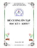 Đề cương ôn tập học kì 1 môn Ngữ văn 7 năm 2018-2019 - Trường THCS Chương Dương