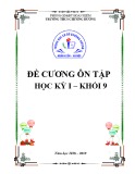 Đề cương ôn tập học kì 1 môn Công nghệ 9 năm 2018-2019 - Trường THCS Chương Dương