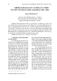 Chính sách giao lưu văn hóa của triều Nguyễn với Trung Quốc (giai đoạn 1802-1884)