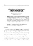 Đổi mới quản lý hoạt động khoa học công nghệ theo hướng tự chủ ở trường Đại học Thủ đô Hà Nội