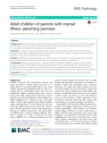 Adult children of parents with mental illness: Parenting journeys