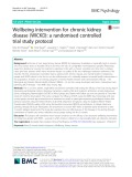 Wellbeing intervention for chronic kidney disease (WICKD): A randomised controlled trial study protocol
