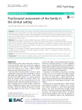 Psychosocial assessment of the family in the clinical setting