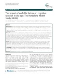 The impact of early life factors on cognitive function in old age: The Hordaland Health Study (HUSK)