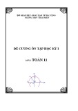 Đề cương ôn tập học kì 1 môn Toán 11 năm 2019-2020 - Trường THPT Thái Phiên