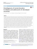 Overdiagnosis of mental disorders in children and adolescents (in developed countries)