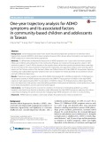 One-year trajectory analysis for ADHD symptoms and its associated factors in community-based children and adolescents in Taiwan
