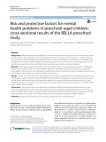 Risk and protective factors for mental health problems in preschool-aged children: Cross-sectional results of the BELLA preschool study