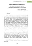 Vấn đề “tham gia” trong hoạt động xây dựng nông thôn mới Trà Vinh thực trạng và hướng đề xuất giải pháp